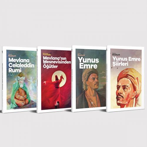 Mevlana Mesnevisi Seti - 4 Kitap