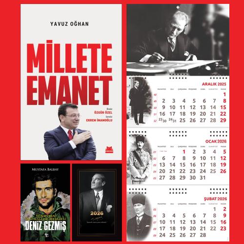 Millete Emanet ve Bitmeyen Deniz Gezmiş - İstikbal Ajanda - İmza Duvar Takvimi