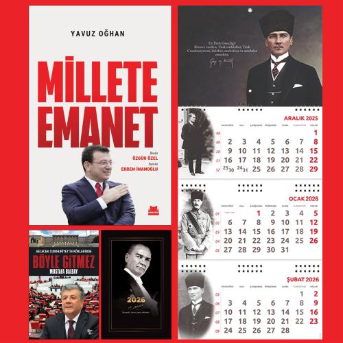 Millete Emanet ve Böyle Gitmez - Gazi Paşa Ajanda - Gazi Duvar Takvimi