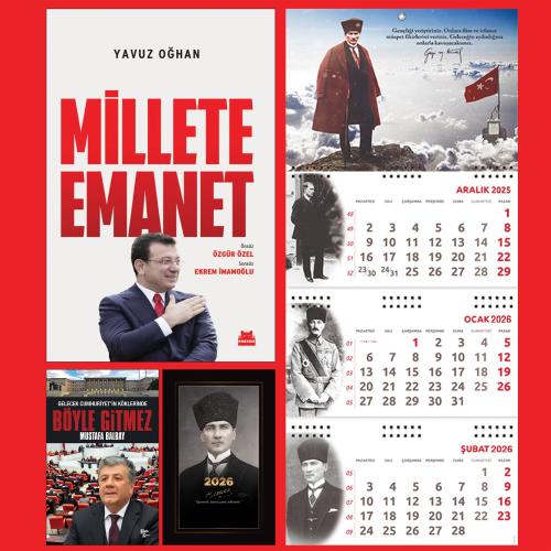 Millete Emanet ve Böyle Gitmez - Kalpaklı Ajanda - Sakarya Duvar Takvi