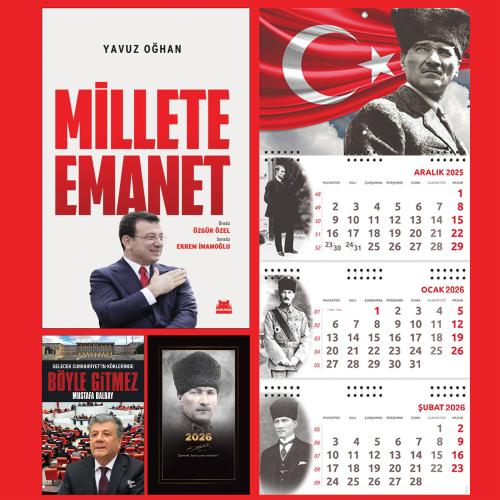 Millete Emanet ve Böyle Gitmez - Komutan Ajanda - Ayyıldız Duvar Takvi