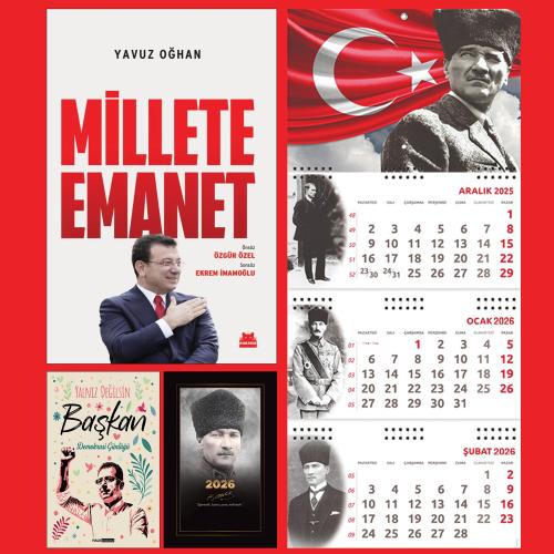 Millete Emanet ve Yalnız Değilsin Başkan - Komutan Ajanda - Ayyıldız D