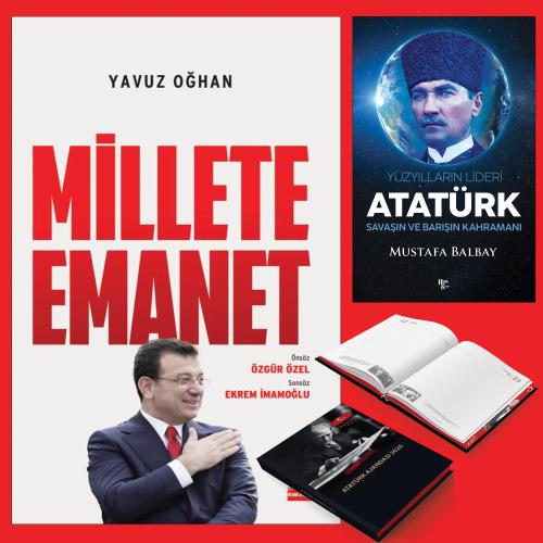Millete Emanet ve Yüzyılların Lideri Atatürk - Ciltli 2026 Ajanda - Ha