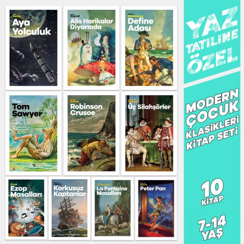 Yaz'a Özel Modern Çocuk Klasikleri Seti - 10 Kitap