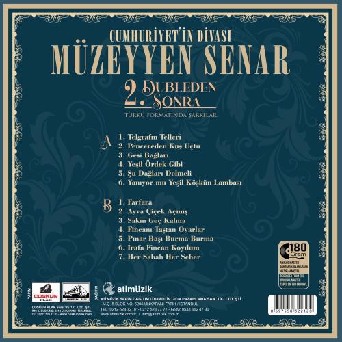 Müzeyyen Senar - 2. Dubleden Sonra (Plak) - Halkkitabevi