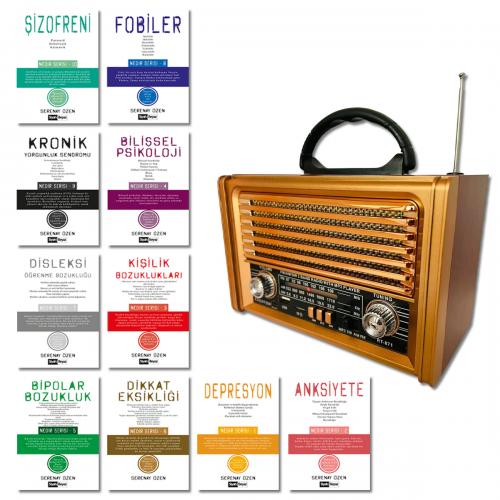 Nostaljik Şarjlı Radyo ve Terapi Kitap Seti