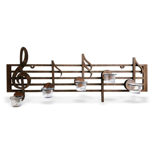 Notalar Dekoratif Ahşap T-Lightlık - Halkkitabevi