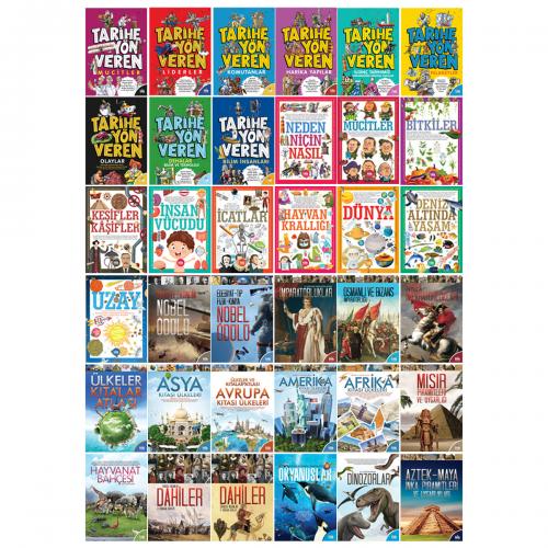 Çocuklar İçin Öğretici Kütüphanem Seti - 36 Kitap - Halkkitabevi