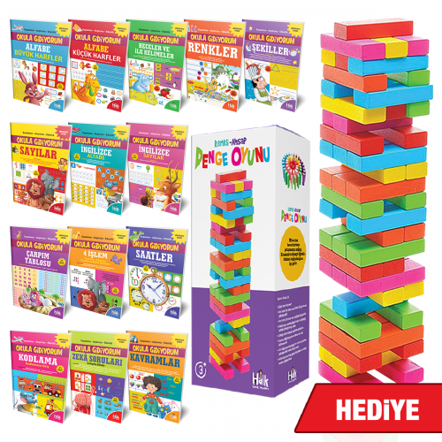 Okula Gidiyorum ve Denge Oyunu Seti