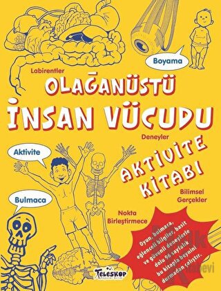 Olağanüstü İnsan Vücudu Aktivite Kitabı - Halkkitabevi