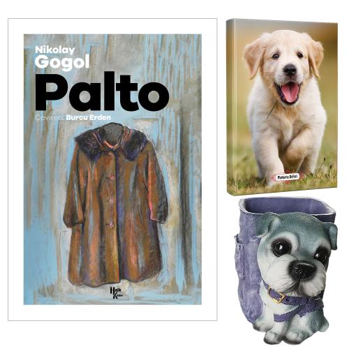 Palto - Nikolay Gogol ve Dekoratif Köpek Kalemlik - Mutlu Prens Planlama Defteri