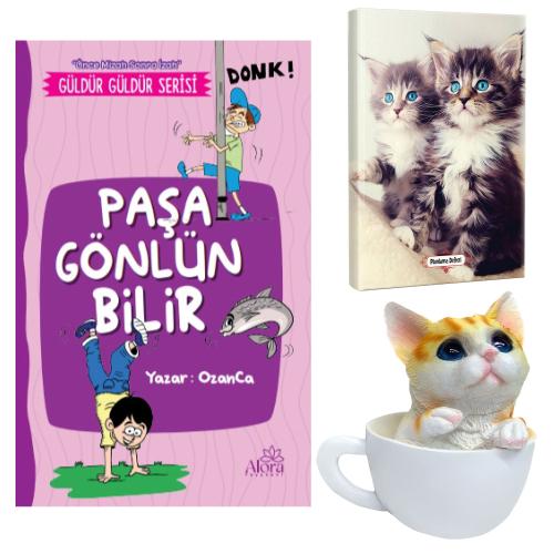 Paşa Gönlün Bilir - Maviş Kediler Planlama Defteri ve Fincanda Kedi Kumbara