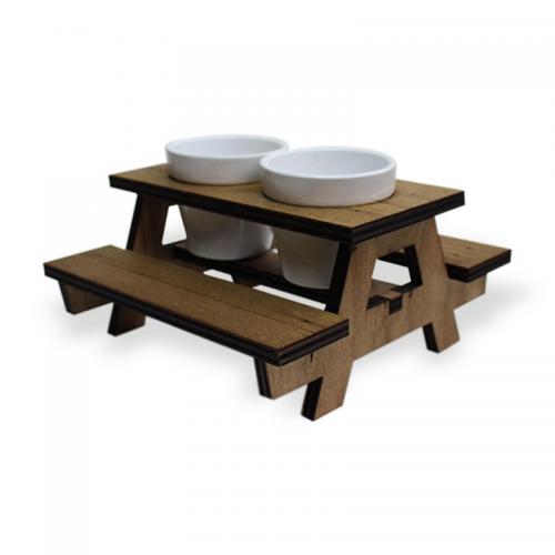 Piknik Bank 2'li Beton Saksılı