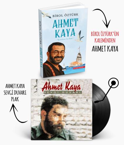 Plaklı Kitaplar - Ahmet Kaya - Sevgi Duvarı Plak - Halkkitabevi