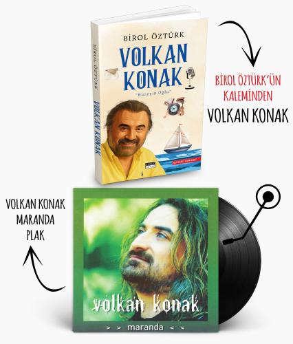Plaklı Kitaplar - Volkan Konak - Maranda Plak - Halkkitabevi