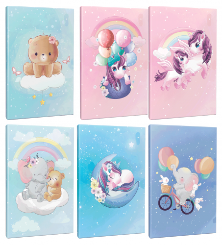 Rüyalar Alemi 6lı 64 Sayfa Çizgili Okul Defteri Seti -3