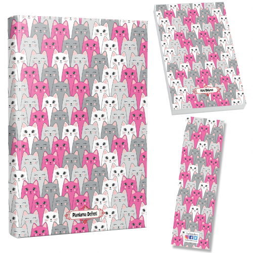 Şirin Kulaklar Planlama Defteri-Bloknot-Ayraç Seti - Halkkitabevi