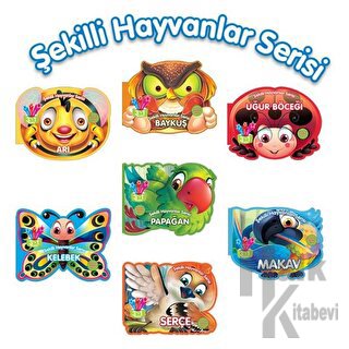 Şekilli Uçan Hayvanlar Serisi Seti - 7 Kitap Takım - Halkkitabevi