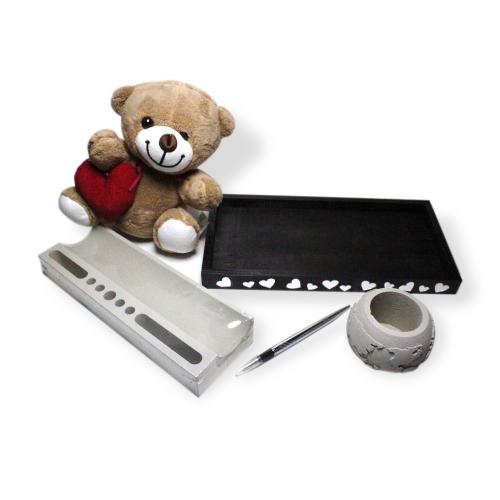 Sevgililer Günü Hediye Seti Masaüstü Organizerlı - Halkkitabevi