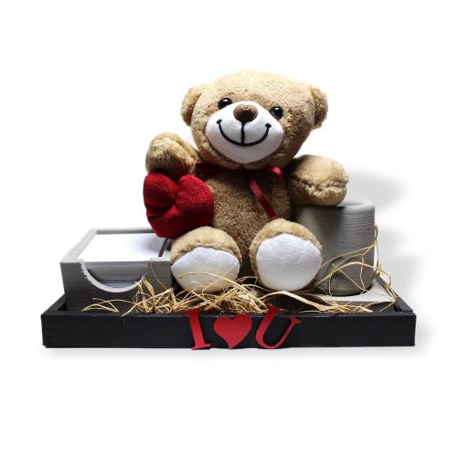 Sevgililer Günü Hediye Seti Ofis Setli - Halkkitabevi