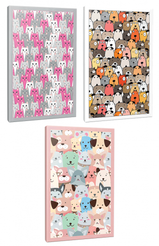 Sivri Kulaklar 3lü 64 Sayfa Çizgili Okul Defteri Seti -7