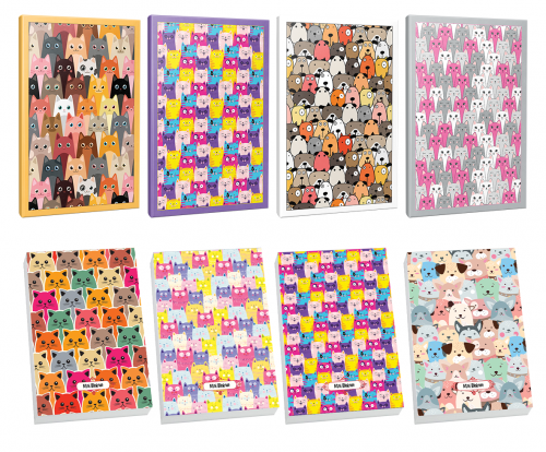 Sivri Kulaklar 4lü 64 Sayfa Çizgili Defter ve 4 Bloknot-11