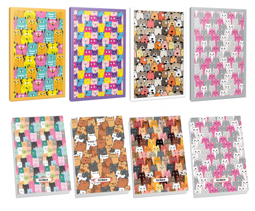 Sivri Kulaklar 4lü 64 Sayfa Çizgili Defter ve 4 Bloknot-2 - Halkkitabe