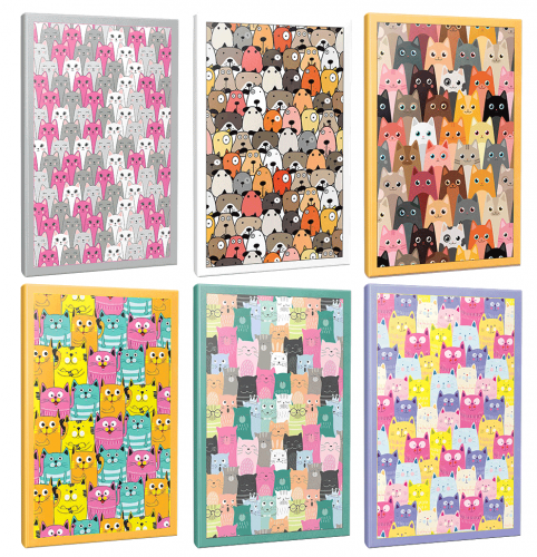 Sivri Kulaklar 6lı 64 Sayfa Çizgili Okul Defteri Seti -6 - Halkkitabe