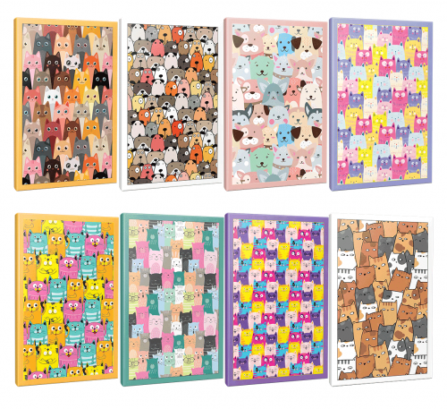 Sivri Kulaklar 8li 64 Sayfa Çizgili Okul Defteri Seti -3 - Halkkitabe