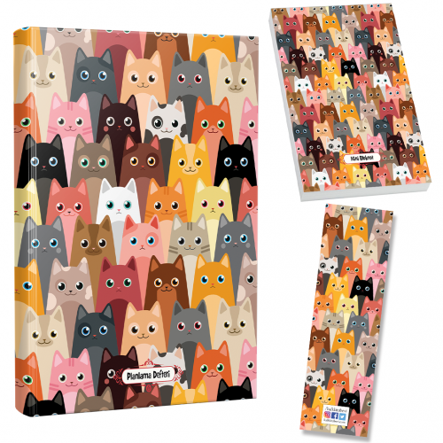 Sivri Kulaklar Planlama Defteri-Bloknot-Ayraç Seti - Halkkitabevi