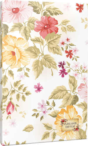 Sonbahar Gülleri 64 Sayfa 13,5x19,5 Planlama Defteri - Halkkitabevi