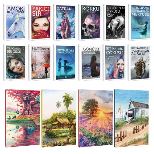 Stefan Zweig 12 Kitap Bir Arada ve 4 Defter -1
