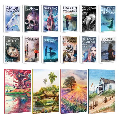 Stefan Zweig 12 Kitap Bir Arada ve 4 Defter -3