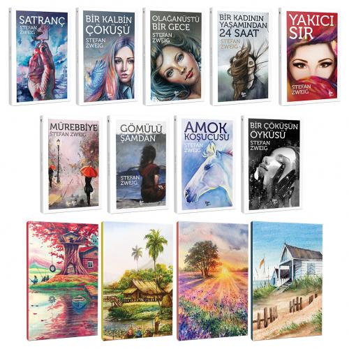 Stefan Zweig 9 Kitap Bir Arada ve 4 Defter -2 - Halkkitabevi