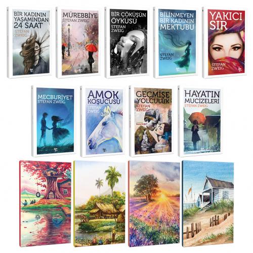 Stefan Zweig 9 Kitap Bir Arada ve 4 Defter -3 - Halkkitabevi