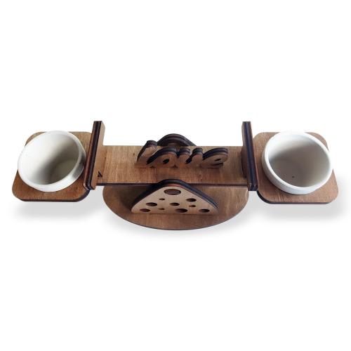 Tahterevalli Beton Saksılık 2'li - Halkkitabevi