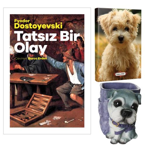 Tatsız Bir Olay - Fyodor Dostoyevski ve Dekoratif Köpek Kalemlik - Neşeli Yüz Planlama Defteri