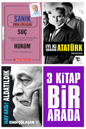 Emin Çölaşan 3 Kitap Bir Arada