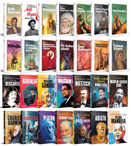 Unutulmaz Hayatlar 28 Kitap - Halkkitabevi