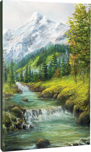 Yeşil Vadi - Manzara Temalı 64 Sayfa Çizgili Okul Defteri