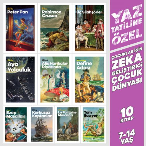 Yaz'a Özel Zeka Geliştirici Çocuk Dünyası - 10 Kitap