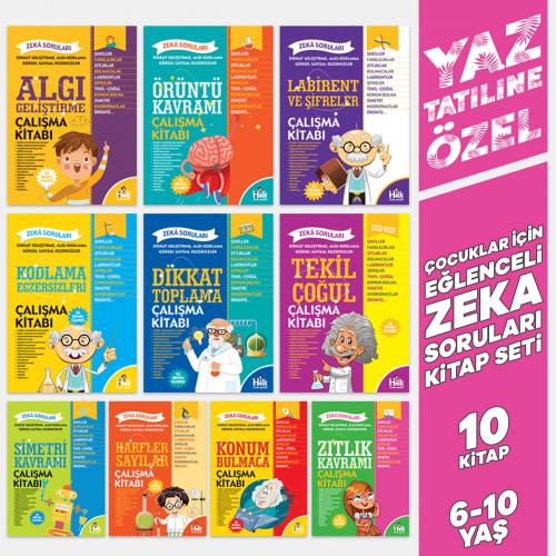 Yaz'a Özel Zeka Soruları Seti - 10 Kitap
