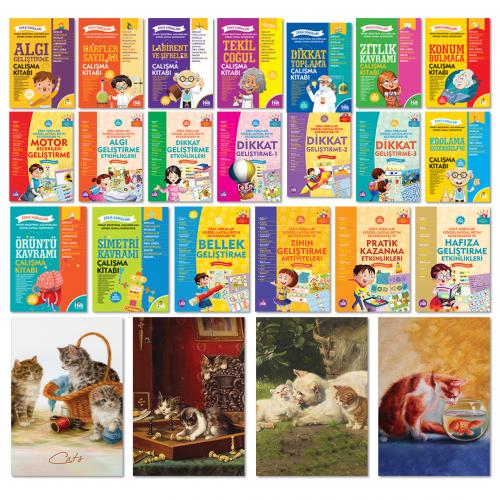 Zeka Soruları 20 Kitap ve 4 Defter